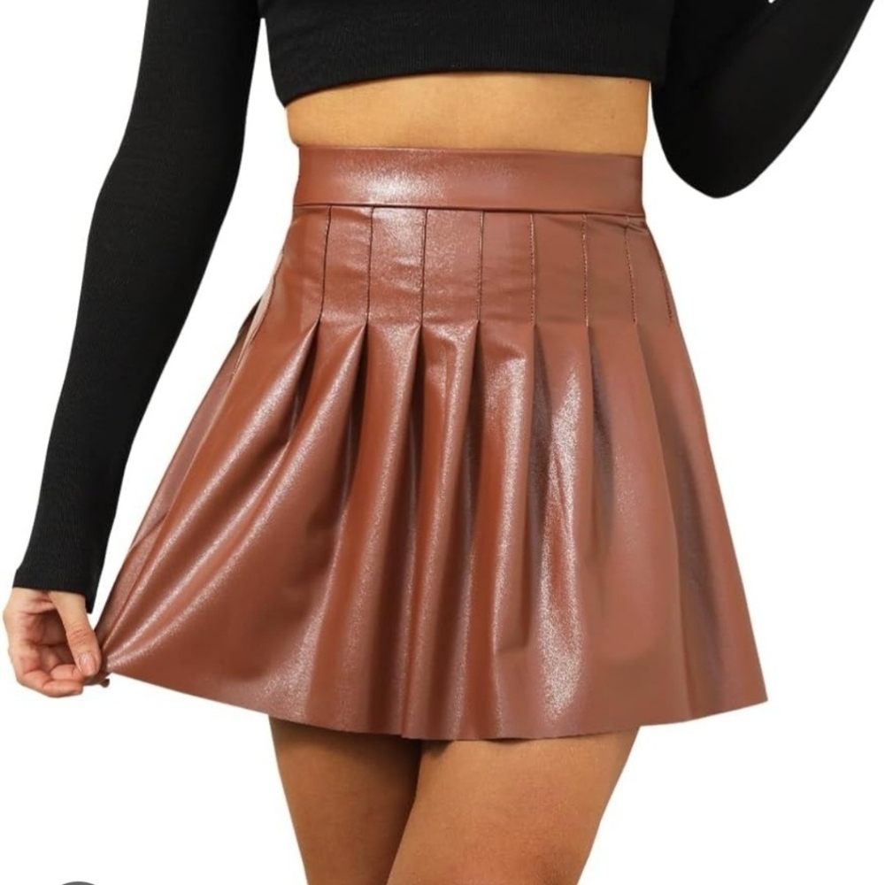 OFFLINE Chic Brown Skater Skirt size Xl - Picture 2 of 11